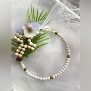 ✨ MADE TO ORDER | Hand-Painted Wood Bead Easter Rosary Wreath | 1-Week Lead Time
